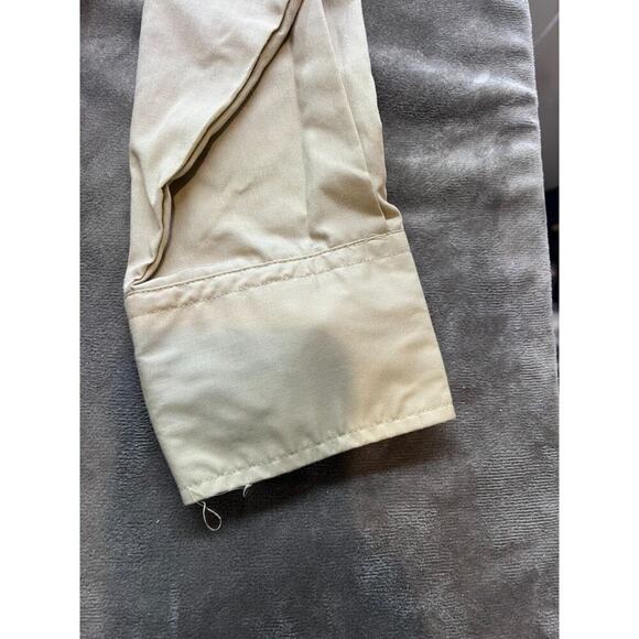 ELY‎ Mens XL Pearl Snap Button Up Shirt Tan Tribal mask Embroidered Rockabilly - Picture 2 of 7